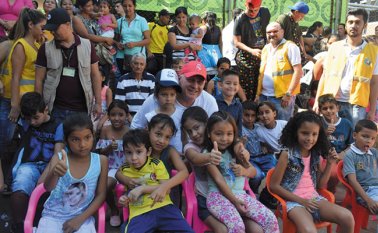 También se adelantaron trámites de afiliación a las Eps subsidiadas. Cortesía