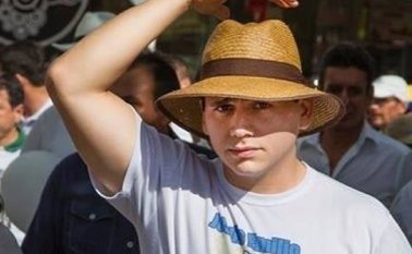 En diciembre de 2015, José Ricardo Ayala, participaba de una caminata a Bogotá, en medio de la cual se enteró del asesinato de su padre. Especiales para La Opinión