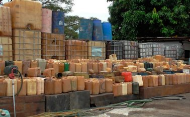 Combustible incautado. La Opinión