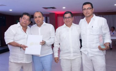 Iván Javier Gélvez, Francisco Javier Pabón, Iván Rodríguez e Iván Gélvez. Alfredo Estévez / La Opinión