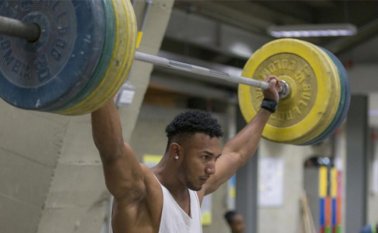 Jhor Esnaider Moreno en el Campeonato Mundial de Ashgabat en Turkmenistán. Colprensa