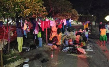 Usan a los niños para mendigar. Cortesía