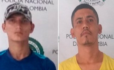 Se trata de Junior Erneyde Ariza Carreño y Jhon Albeiro Lizcano Moncada. Cortesía