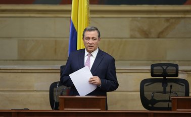 Presidente del Senado, Ernesto Macías Tovar. Colprensa