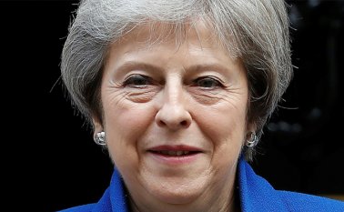 Primera ministra británica, Theresa May. AFP
