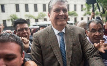 La solicitud de la fiscalía coincide con la difusión en la prensa de que García recibió un pago de 100.000 dólares, provenientes de la caja de fondos ilícitos de Odebrecht. AFP