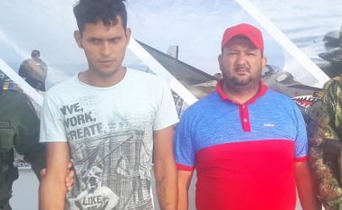 Jimmy Said Amaya Bautista y Jesús Helí Ballesteros Durán. Policía