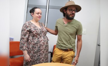 Carolina Estupiñán y Wilkin Rojas Peña, integrantes de la Fundación Andrágora. César Obando / La Opinión