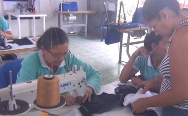 Los retornados  recibieron cuatro meses de capacitación en La Parada. 
 Cortesía