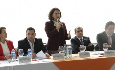 El anuncio fue hecho por la jefa de la cartera política, Nancy Patricia Gutiérrez. Cortesía