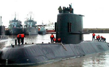 La marina argentina consideró “muy difícil” el rescate de los restos, encontrados el viernes. AFP