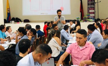 Los tres ganadores que serán seleccionados hoy recibirán acompañamiento de iNNpulsa Colombia durante 64 horas (24 presenciales, 40 virtuales) por tres meses. Cortesía