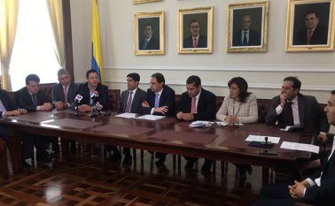 En la presentación del proyecto de ley ante la Cámara de Representantes, Jairo Cristo, representante por Cambio Radical, aseguró que la propuesta es el “pago de la deuda que tiene el Estado colombiano con Norte de Santander”. Tomada de Twitter