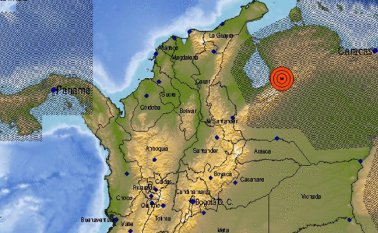 El movimiento telúrico se originó en Venezuela y estremeció a los estados Trujillo, Táchira, Mérida y Zulia, entre otros, así como parte de la frontea colombiana. Servicio Geológico
