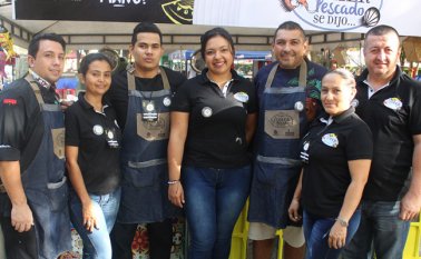 Yesid Salas, Luz Dary Riaño, Guillermo Ortiz, Ingrid Casadiego, Carlos Afanador, Sandra Vargas y Rodrigo Muñoz. Alicia Pepe / La Opinión