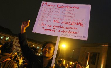 Entre enero y octubre de este año hubo 103.481 casos de violencia contra la mujer en Colombia, mientras que en el mismo periodo de 2017 fueron 99.941. Archivo