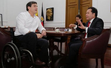 El alto consejero presidencial será el articulador entre las 5 millones de personas con discapacidad, los entes territoriales y el Gobierno Nacional. Cortesía