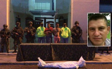 En la operación resultó muerto un integrante de esa guerrilla y dos más fueron capturados. Carlos Acosta (superior derecha) tenía una trayectoria criminal de más de 10 años en el Eln. Ejército Nacional