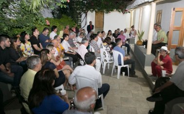 La inauguración en el Museo Norte incluyó un conversatorio con el historiador, Silvano Pabón Villamizar y el arquitecto, David Bonells Rovira. Juan Pablo Cohen