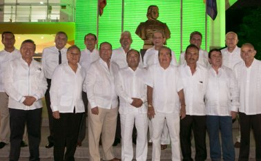 Rafael Arturo Rangel, Jorge Martheyn, José Trino Labrador, Víctor Suárez, Julio César Albarracín, Jaime Corzo, Miguel Angel Meza. Adelante: Javier Jacinto Gómez, Manuel Miranda, Jorge Eliécer Ramírez, Julio César Casanova, Jorge Enrique Rodríguez, Óscar Torres, Gabriel Silva y José Rafael Chaustre. Juan Pablo Cohen / La Opinión