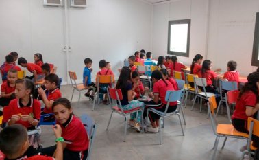 Unos 65 niños participaron en el programa. Cortesía