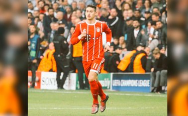 James está cedido por el Real Madrid al Bayern Múnich. Twitter