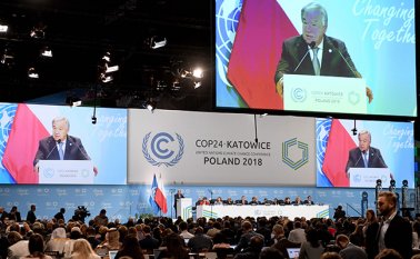 El secretario general de la ONU, Antonio Guterres, lamentó que el mundo no va en buena dirección respecto a la necesidad de enfrentar este problema. AFP