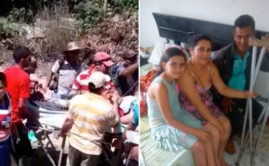 La vida para esta familia no volvió a ser la misma el 11 de julio. Cortesía