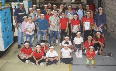 Estudiantes de primaria. La Opinión