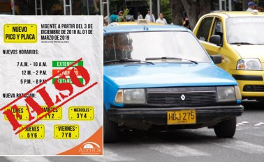 la Secretaría de Tránsito municipal se vio en la necesidad de aclarar que la regulación se mantiene tal y como quedó establecida en mayo de 2017. La Opinión