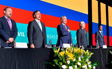 Su planteamiento lo hizo en el marco de la celebración de los 70 años de la Registraduría Nacional. Colprensa