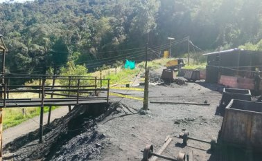 Los implicados fueron detenidos mientras trabajaban en el lugar. Cortesía