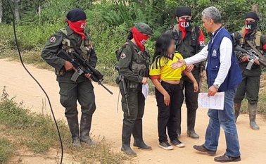 En la vereda Santa Inés de El Carmen. Cortesía