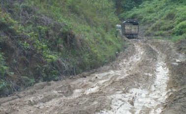 Las deterioradas vías de la red terciaria podrán comenzar su mejoramiento en 2019, cuando se inicien las obras previstas por el departamento. Archivo