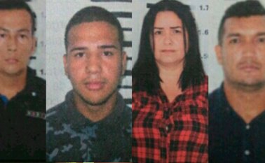 De izquierda a derecha: Jesús Pérez, Maikel Coronel, Heydi Querales y Ismar Montejo. Cortesía