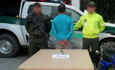 Cabecilla de la comisión del Grupo Armado Organizado Residual (Gaor). Cortesía