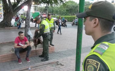 Para el patrullaje del centro se dispuso policía de inteligencia.
Cortesía