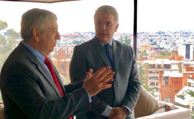 La declaración de Duque se dio desde Cali. Colprensa