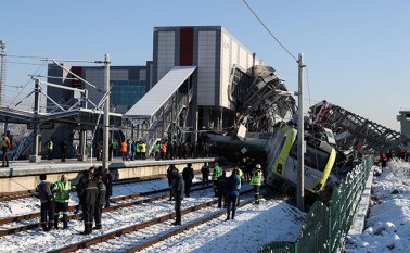 La línea del tren bala Ankara-Konya fue inaugurada en 2011. AFP