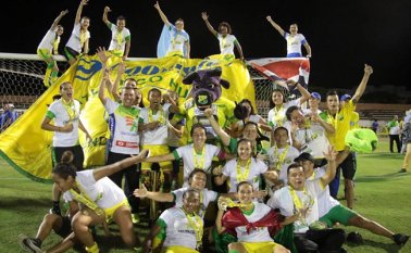 Atlético Huila se consagró campeón de la edición 2018 de la Liga femenina tras vencer en la final a Atlético Nacional. Colprensa