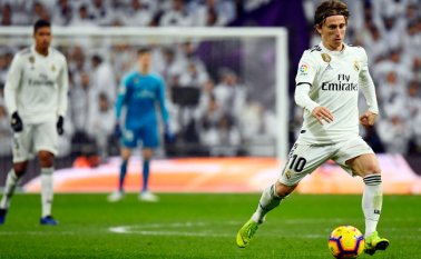 Viajaron en total 25 futbolistas, a las órdenes del técnico argentino Santiago Solari. AFP