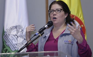 Alejandra Barrios Cabrera, directora nacional de la MOE. Colprensa