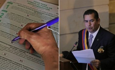 La consulta anticorrupción y la elección de Carlos Chacón para presidir la mesa directiva de la Cámara de Representantes, son algunos de estos hechos.   Archivo