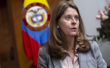 Vicepresidente de la República, Marta Lucía Ramírez. Colprensa