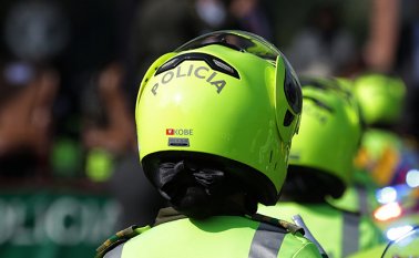 En una sede policial en Valledupar, capital del departamento del Cesar, en el norte del país. Colprensa