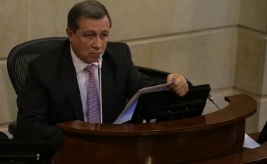 Presidente del Senado, Ernesto Macías. Colprensa