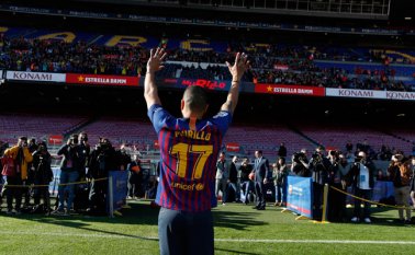 El jugador manifestó, tras firmar su cesión con una opción de compra a final de temporada cifrada en 25 millones de euros, que sabe “lo que significa el Barcelona”. Colprensa