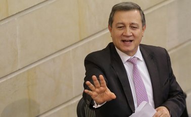 El presidente del Senado, Ernesto Macías. Colprensa