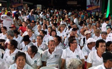 Los abuelos hacen parte del programa de Atención Integral del Adulto Mayor. Cortesía
