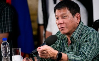 Rodrigo Duterte, presidente de Filipinas, es polémico por sus actuaciones. AFP